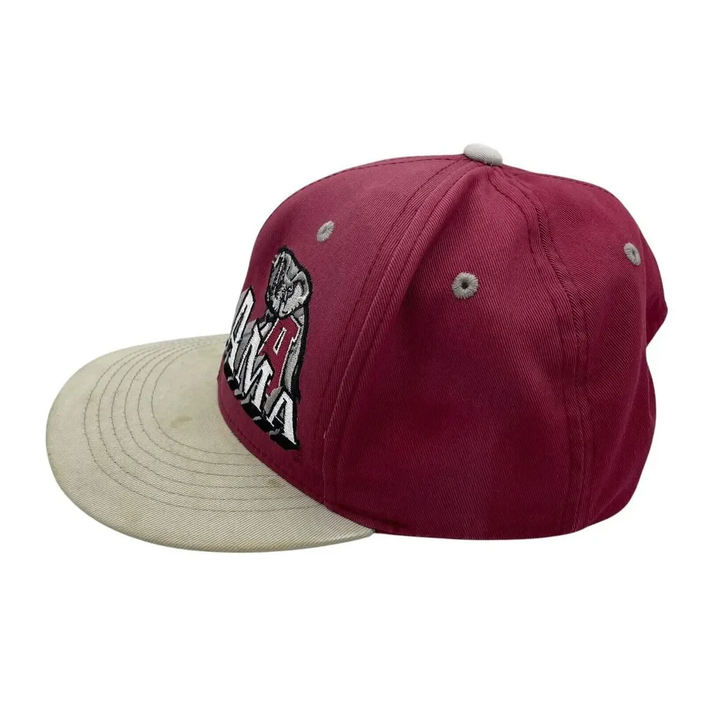Alabama Crimson Tide Spellout Elephant Top Of the World Snapback Hat Cap